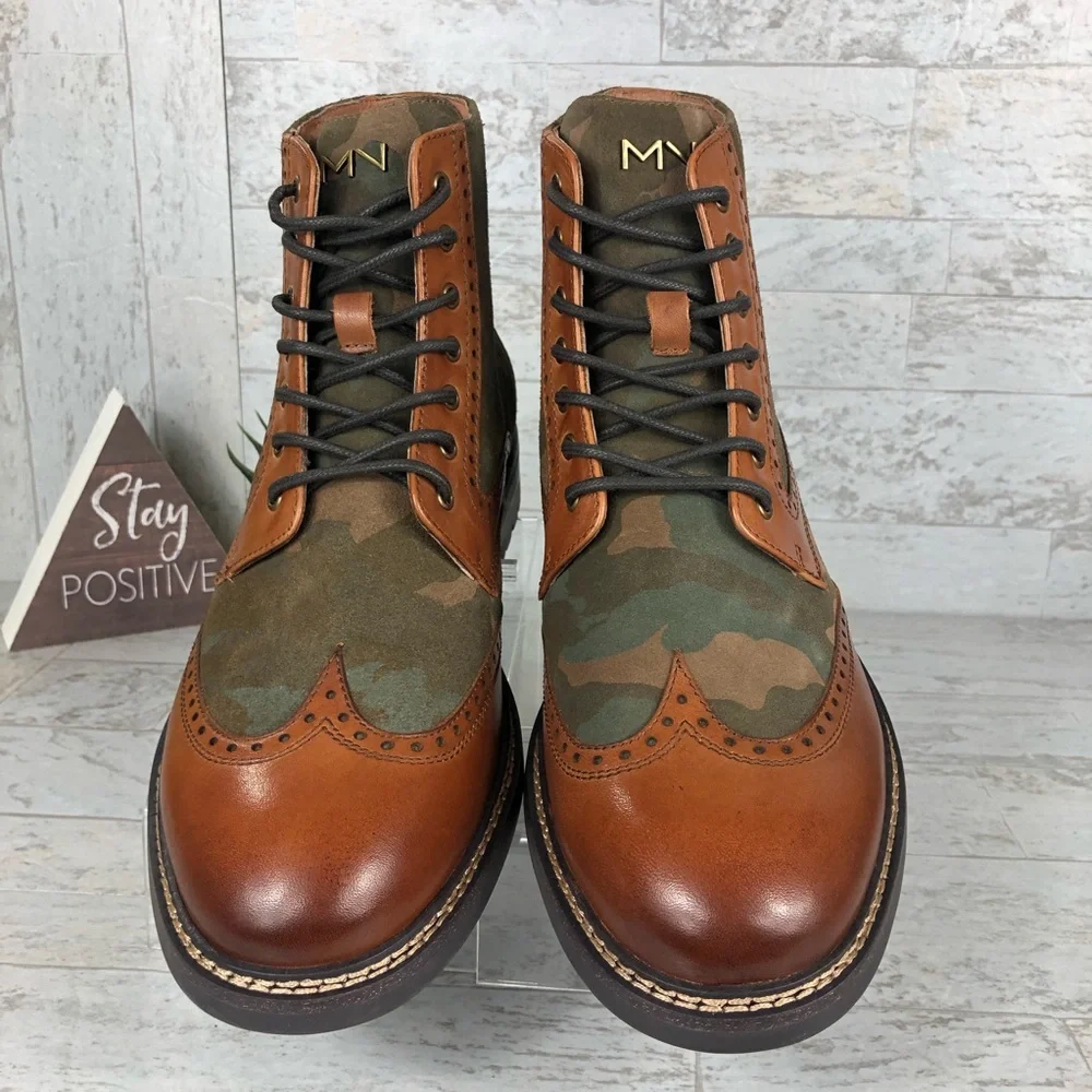 Mark Nason Camo Ithaca Beaufort Boots Wingtip ✅